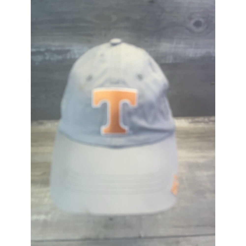UT Tennessee Volunteers Adjustable Khaki Hat Embroidered T Logo Vols Gbo Rocky